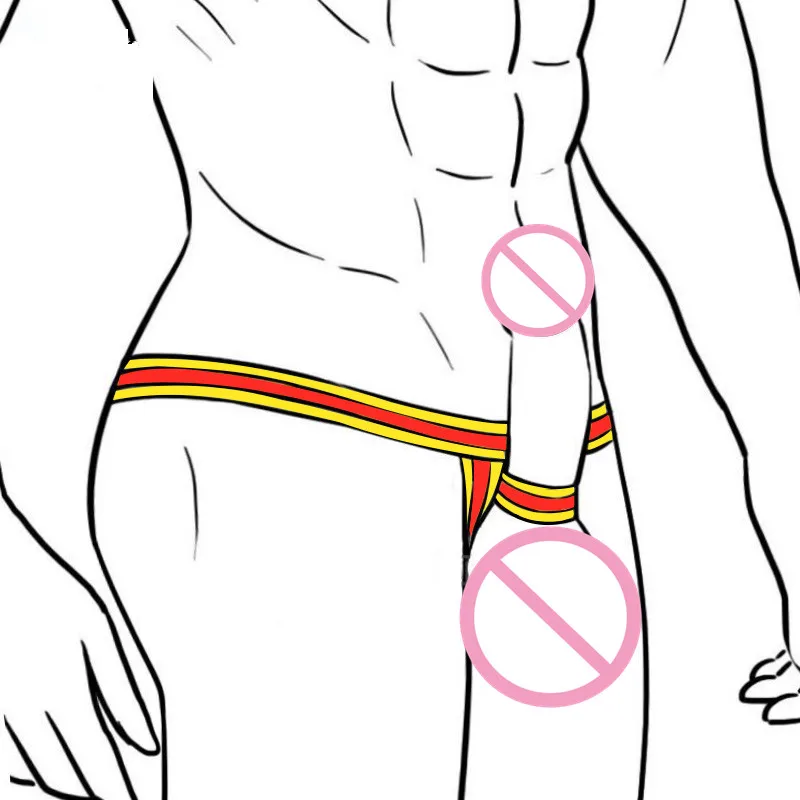 

Men's Stretch Underwear Adult Stereotype Cockring Sexy Low Waist Thong Men's Sexy Underwear