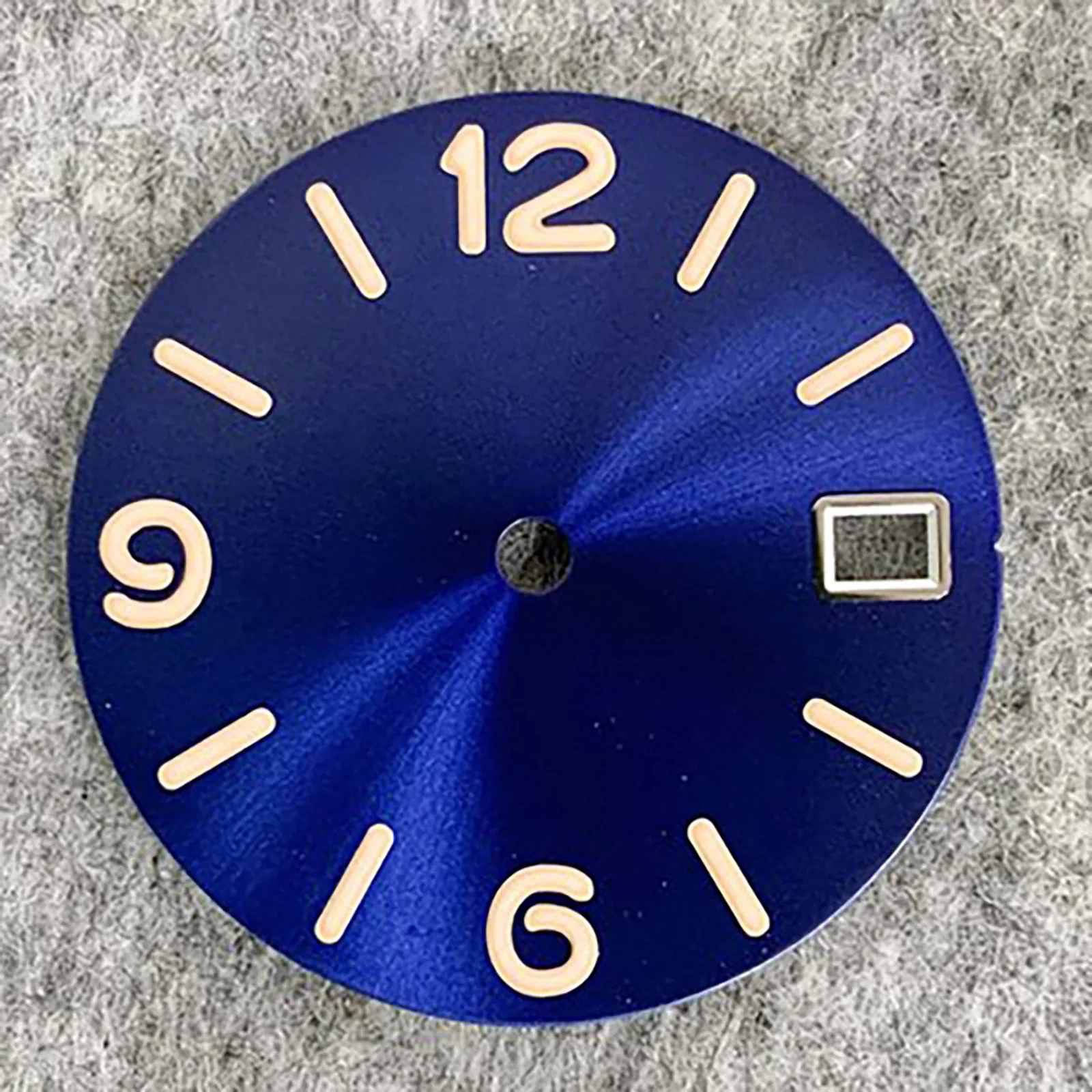 Green Luminous 28.5mm Watch Dial 369 Nails Frosted Dial Watch Accessories for NH35 NH36/4R/7S Movement
