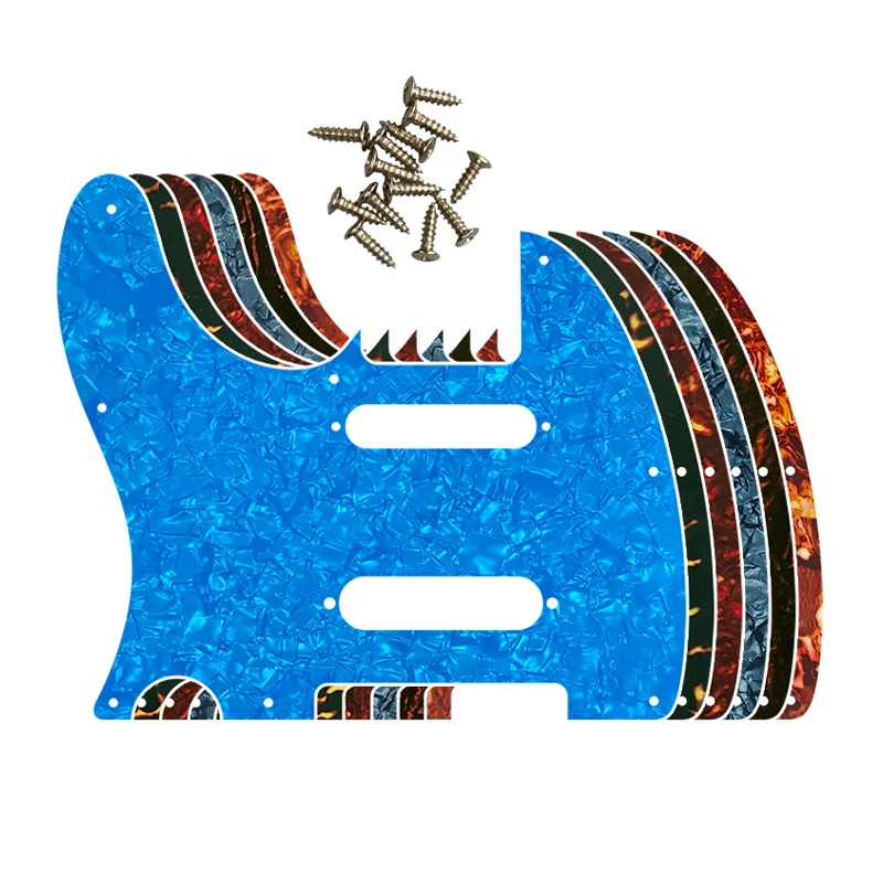 

Pleroo Custom Guitar Pickgaurd - For Left Hand Nashville SS Two Single Pickups Tele Guitar Pickguard Scratch Plate Replacement