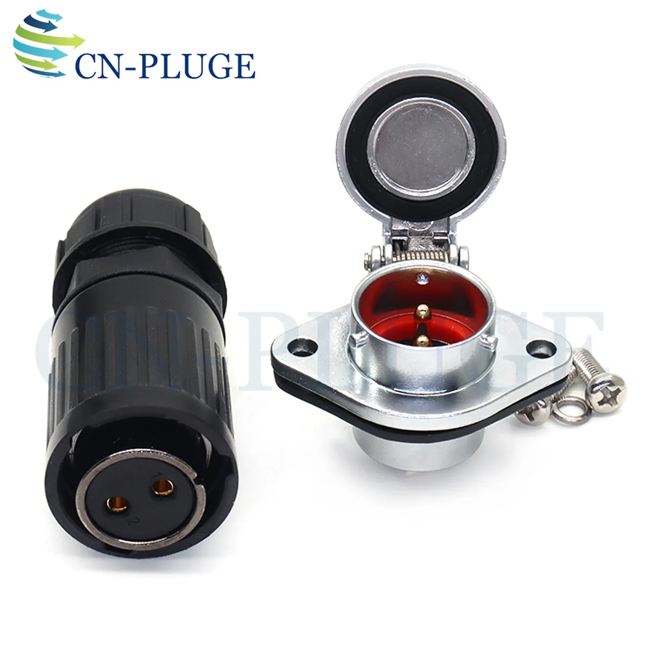 Водонепроницаемый разъем HP20 2 3 4 5 6 7 8 9 10 12-контактный авиационный металлический