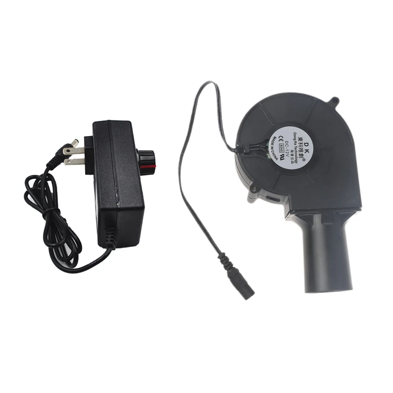 

BBQ Fan PWM Blower 97x95x33mm 12V 2.94A Large 110V 220V Powered Fan Variable Speed Control for Charcoal=