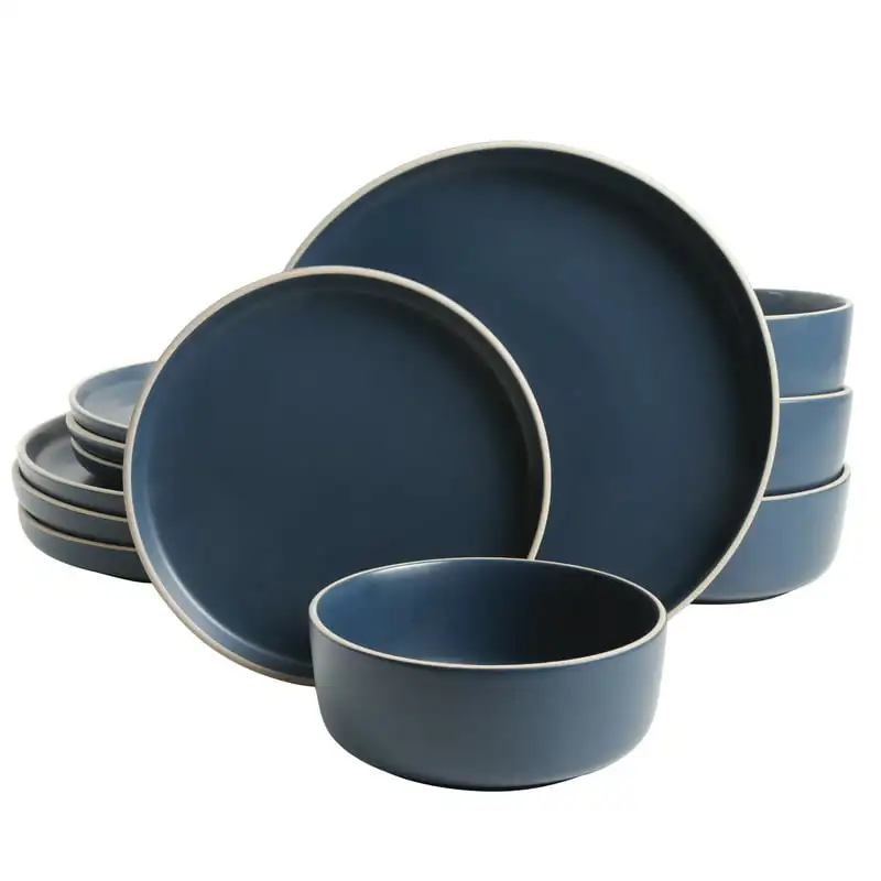 

Essential Cobalt Dinnerware Set, 12-Piece Set
