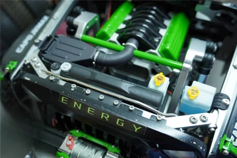 Capo jkmax 1/8 джип rubicon Радиоуправляемый автомобиль 2020 внутренний подвес двигателя