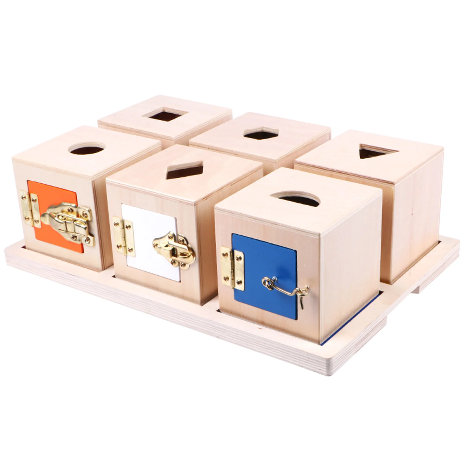 

Деревянная коробка для монет с замком для малышей