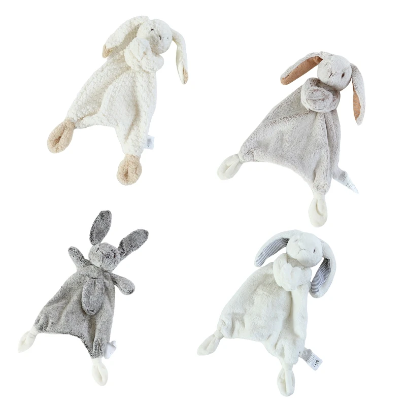 

Plush for Doll Baby Comforter Rabbit Puppet for Doll Toy Soft Sleeping for Doll Infant Emotion Appease Toy Nursery Room Dropship