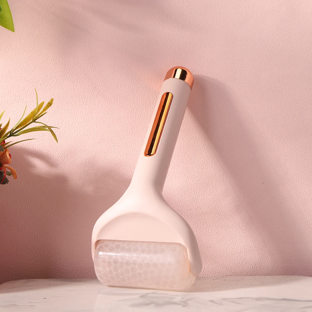 

Crystal Quartz Facial Massage Roller Face Anti Wrinkle Slimming Health Care Tool Promoting Facial Blood Circulation Funtion