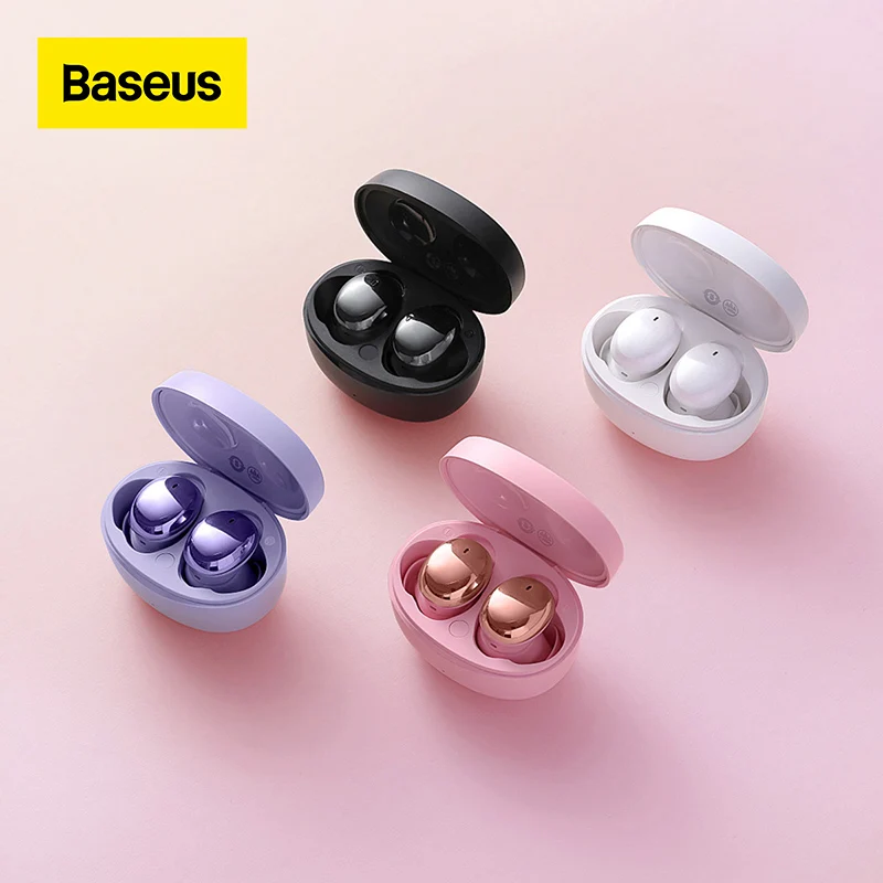 Baseus E2 настоящие беспроводные наушники Bluetooth 5 2 TWS в ухо HD стерео гарнитура для iPhone
