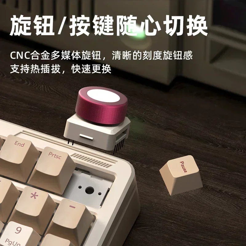 iLovbee B98 Ретро-механическая клавиатура 2U0 98 беспроводная раскладка Bluetooth/2 4G/Type-c