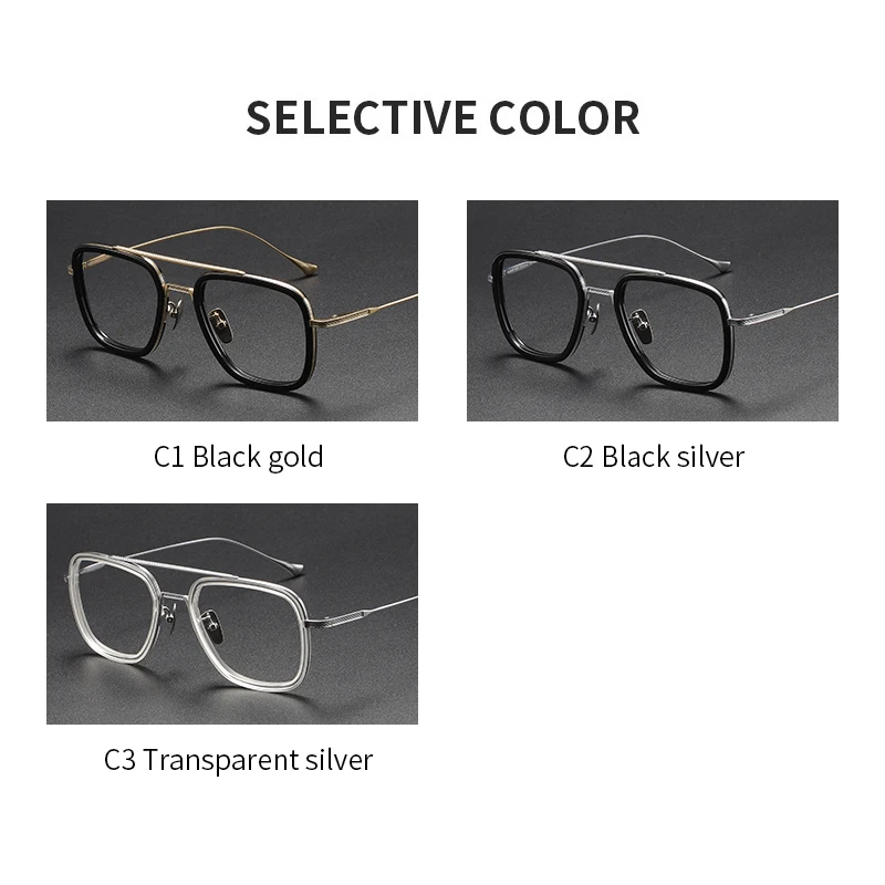 CLLOIO классические железные мужские очки для чтения по рецепту роскошные из