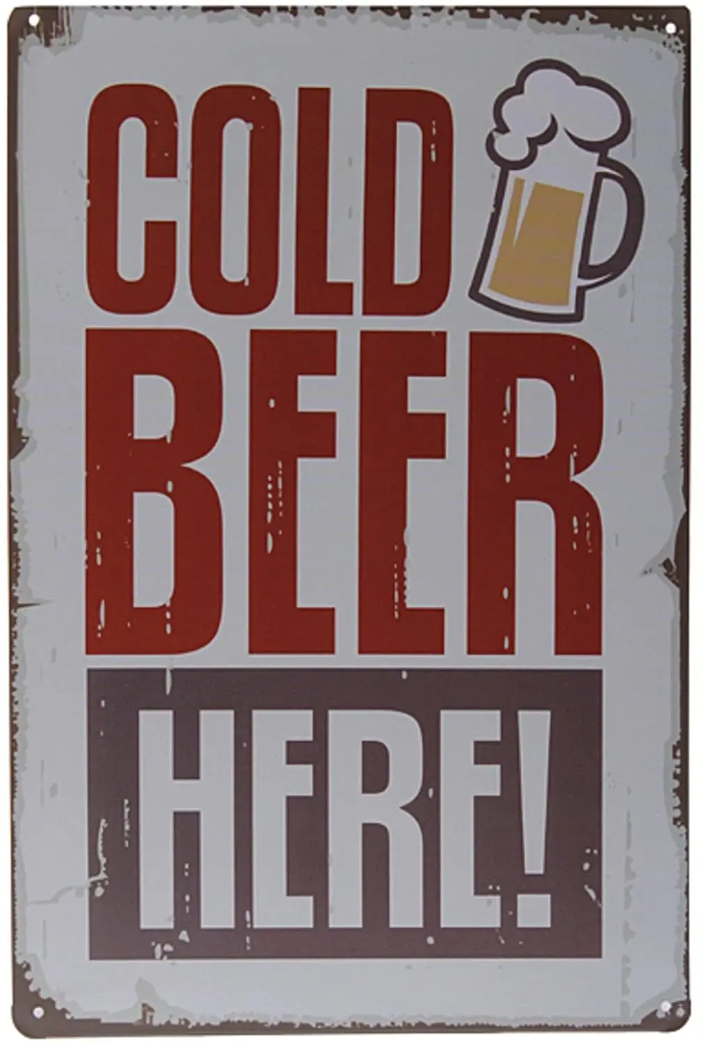 

Banytree signo Beer cartel металлический Многоцелевой ретро винтажный Бар Паб 20x30 см