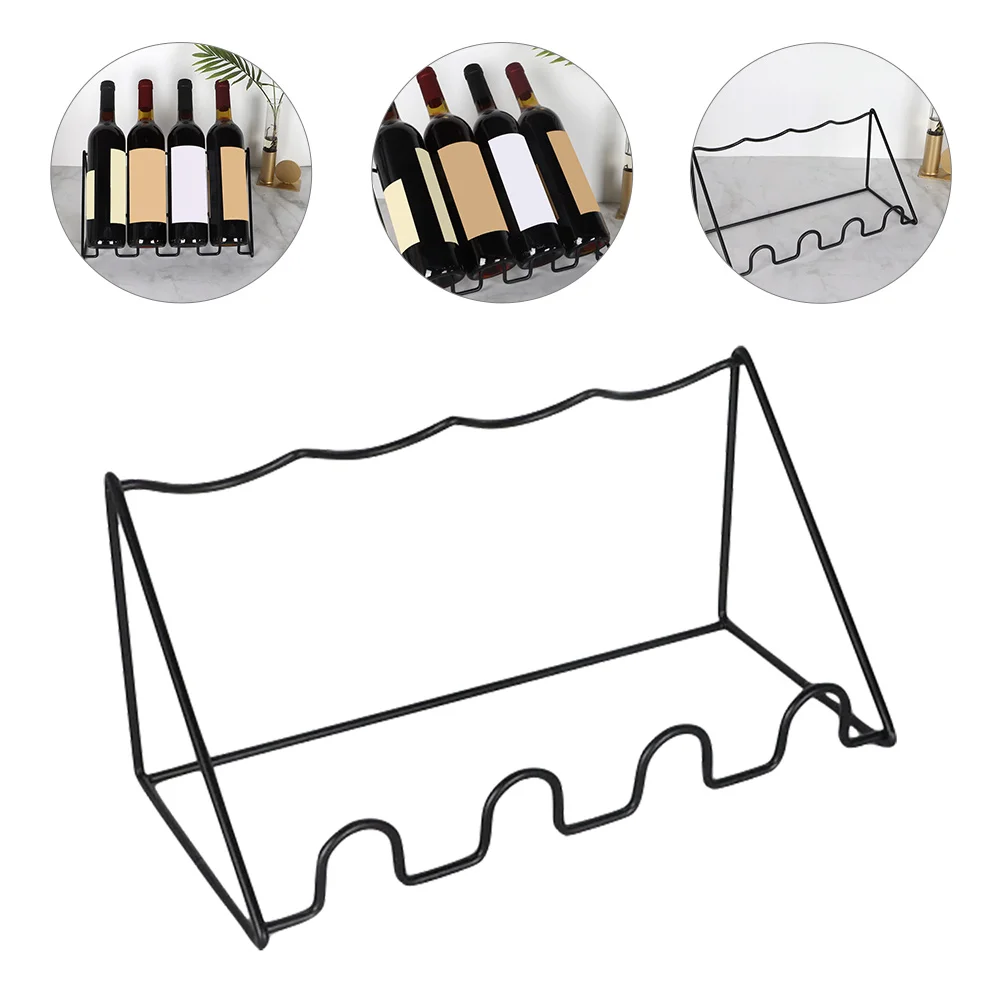 

Farmhouse Tabletop Simple Bottle Stand Bottle Storage Rack Rack Storage Shelf