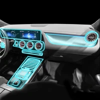 for mercedes benz eqa 2021 2022 car interior center console transparent tpu protective film anti scratc repair film accessories