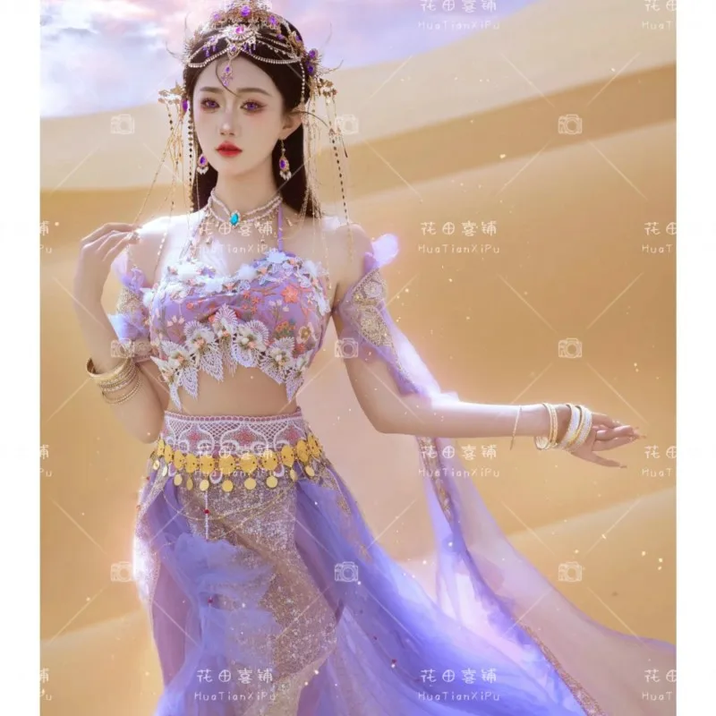 Новый экзотический костюм для фотосъемки в западных регионах Xishuangbanna