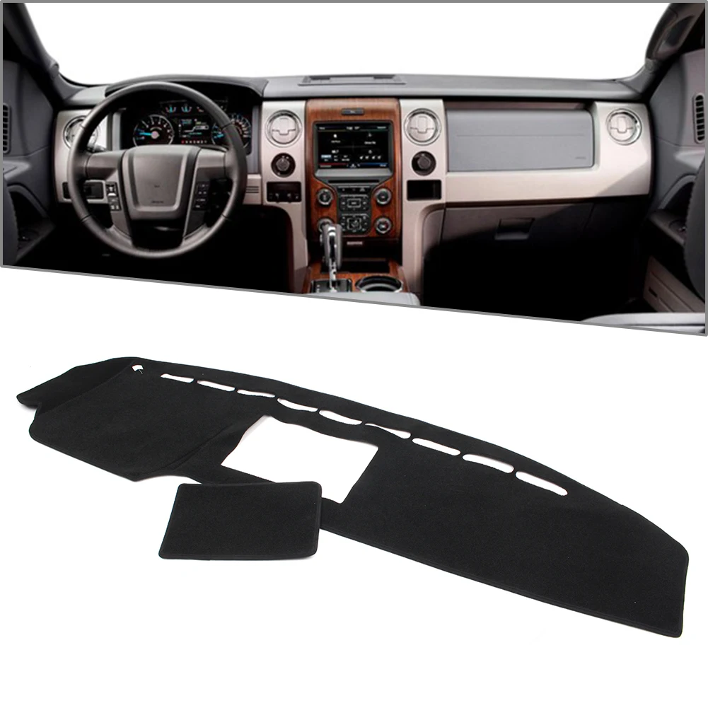 

F150 09-14 автомобильный коврик для приборной панели, коврик для приборной панели для Ford F-150 Lobo Raptor LHD 2009 2010 2011 2012 2013 2014