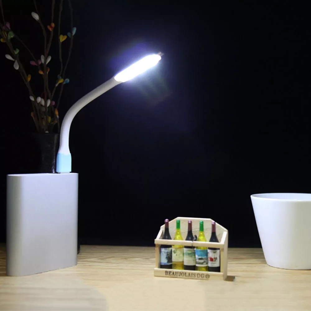 

2023NEW USB Fan Flexible Portable Mini Fan and USB LED Light Lamp For Power Bank & Notebook & Computer Summer Gadget