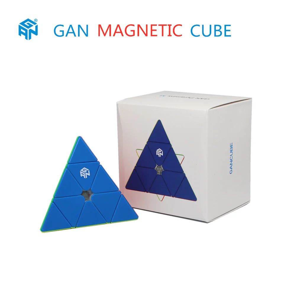 

GAN Cubes 3x3x3 Magnetic Pyramid Magic Cube GES GAN Pyramid M 3x3 Speed Cube 3*3*3 Puzzle Cubo Magico 3x3 Magnet Game Cube Toys