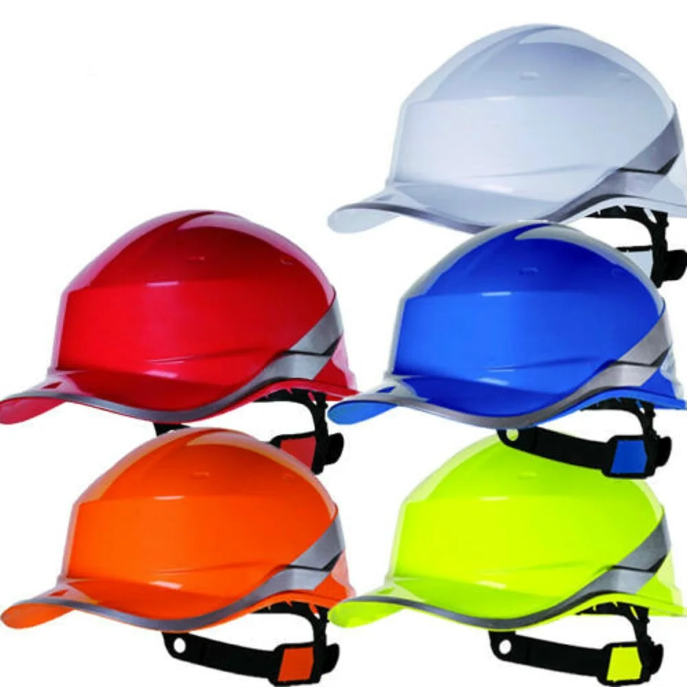Diamond V Hard Hat Safety Helmet High Hi Vis Baseball Reversible Sticker Hat Security Protection Construction Hard Hat Bump Cap
