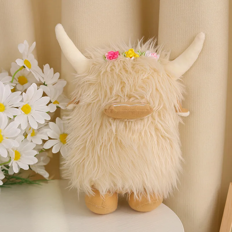

Highland Cow Yak Home Decoration Doll Scottish Highland Cow Plush Toy