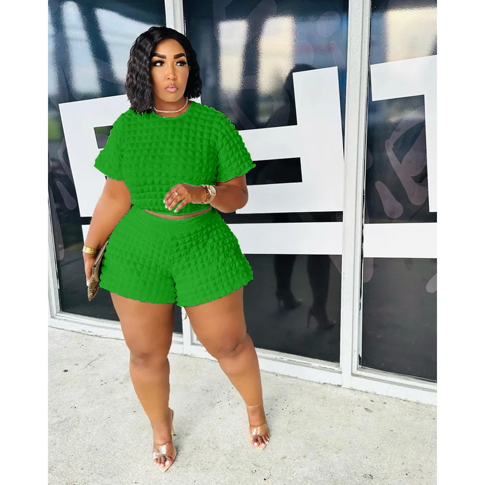 

Plus Size Matching Sets Solid Shirts And Pants Female Fashion Tracksuit New In Outerwear 2023 Summer Women Two Piece Short Sets
