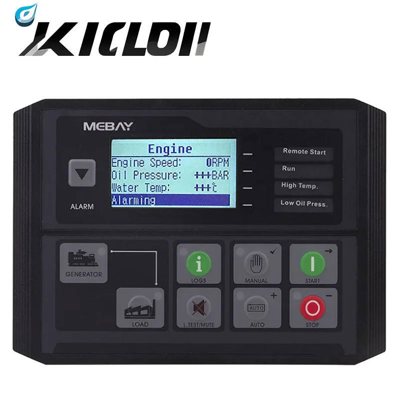 DC40D Mebay Original LCD Display Diesel Generator Set Controller Module Genset Parameters Monitoring DC42D DC40DR DC42DR MK3