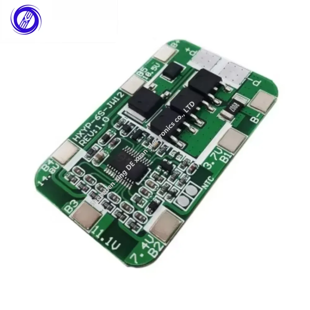 1 шт. 6S 12A/25A 24 В 25 2 печатная плата защиты BMS для 6 упаковок 18650 литий-ионный