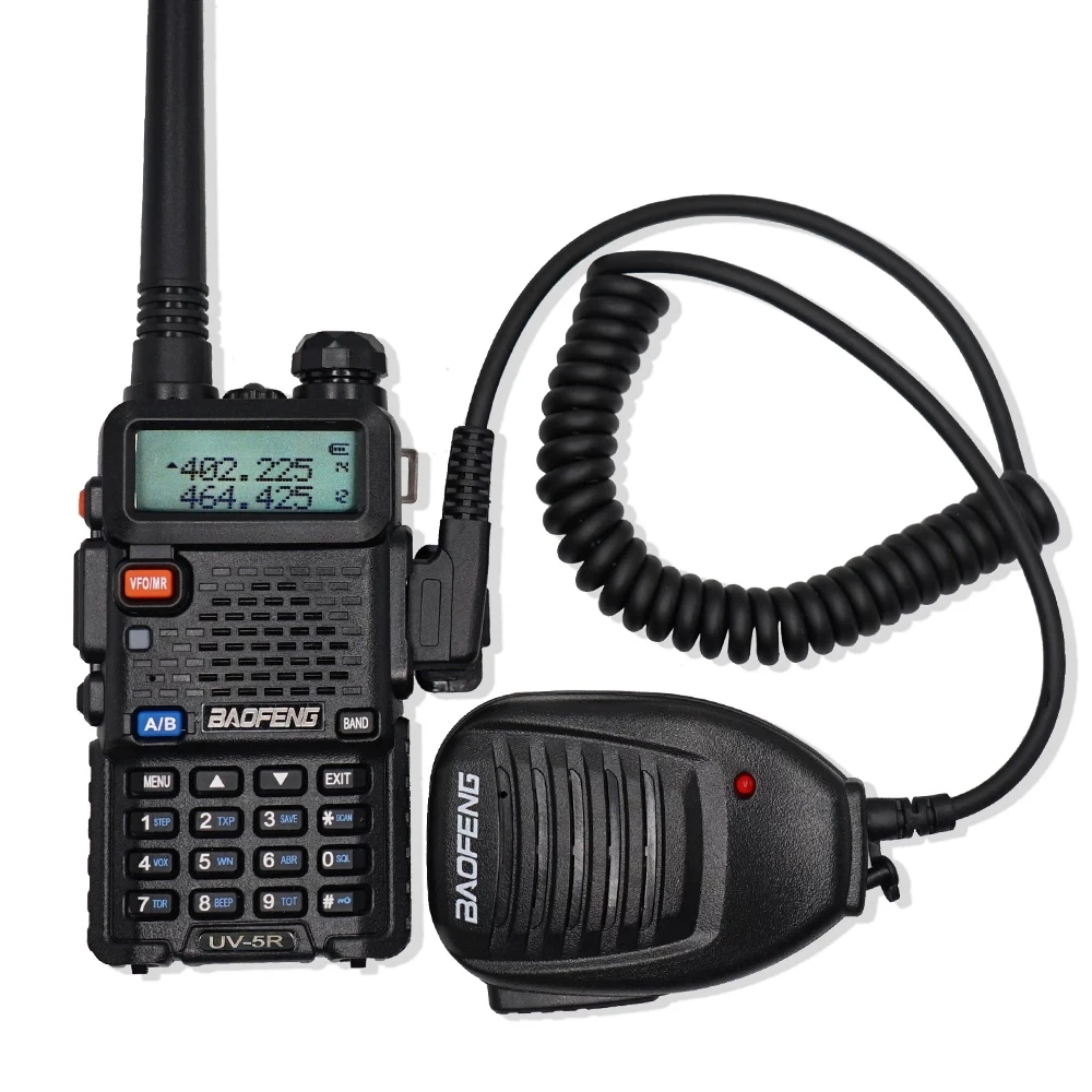 baofeng microphone handheld radio speaker mic for uv 5r uv 5ra uv 5re uv 3rplus bf 888s bf 666s bf 777 uv82 walkie talkie mic free global shipping