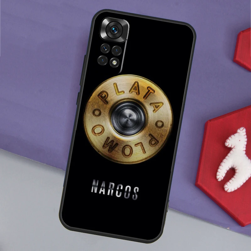 Plata O Plomo Narcos Pablo Escobar Funda для Xiaomi Redmi Note 14 13 12 11 Pro 9 10 9S 10S 11S 12S 14C 10C 12C 13C Case