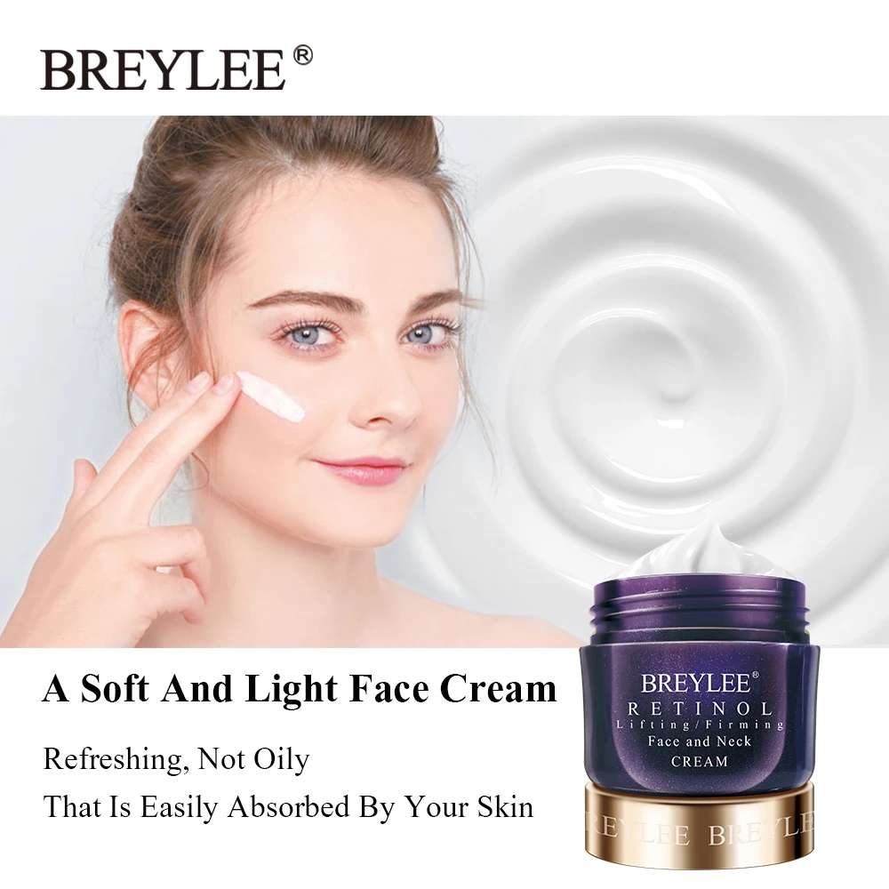 BREYLEE Retinol укрепляющий крем для лица подтягивающий антивозрастной удаления морщин