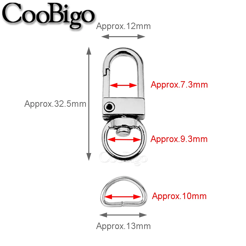 Металлические зажимы с когтями омара цинковый сплав бренд CooBigo брелок