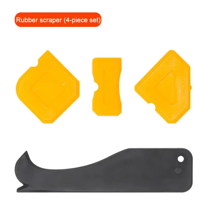 5 In 1 Silicone Scraper And Glue Remover Knife Angle Beauty Sewing Spatula Tool Four-piece Scoop Hand Tools | Дом и сад