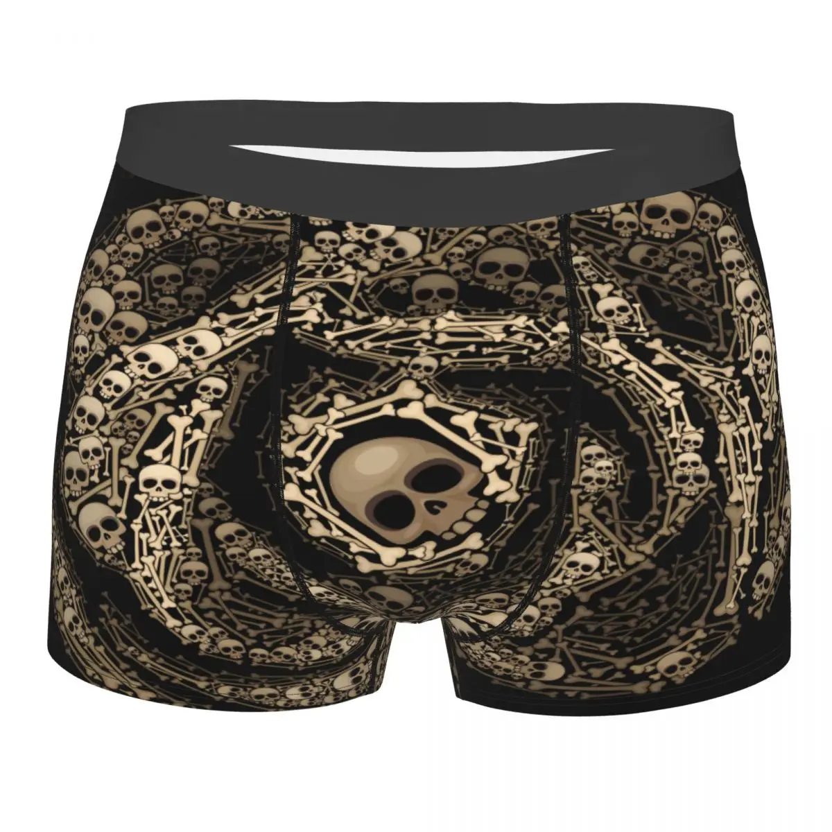 

Boxer Men Underwear Male Panties Rose Skulls And Bones Shorts Boxer Comfortable Shorts Homme