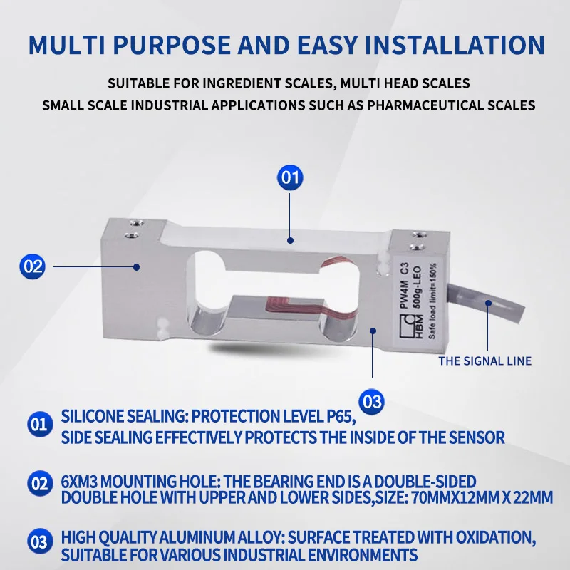 Немецкий бренд HBM новый оригинальный телефон высокая точность 500 г датчик