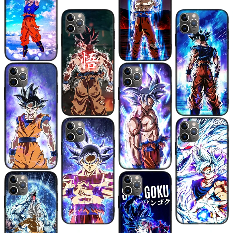 

Dragon Ball Son Goku Phone Case For iPhone 11 12 Pro Max 13 Mini 7 Plus X XS XR Apple 6 6S 8 SE 5 5S Fundas Back Cover Coque