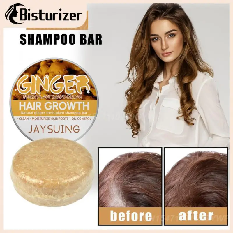 

Ginger Hair Shampoo Soap Cleaning Nourishing Scalp Dandruff Oil Control Anti Hair Loss Repair Damaged Hair Shampoos Hair Care