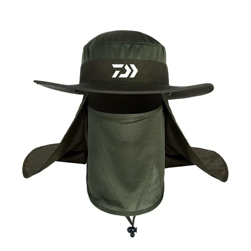 

Summer Outdoor Men's Women Sunshade Fishing Hats Climbing Sunscreen Waterproof Quick-Drying Breathable Sports Fishing Hats
