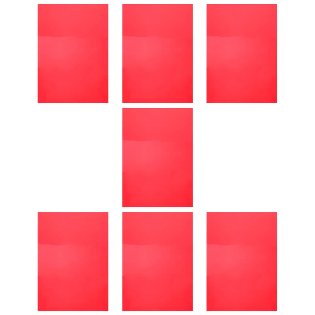 

7 Sheets Filter Plate Color Gel Film Lighting Lights Pvc Clear Gel Glitter