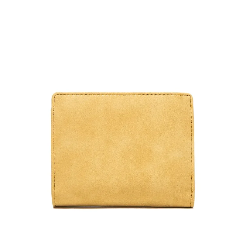 Brand Fashion Women Short Wallets Lady Three Fold Coin Purse Leaf Pattern Designer Zipper Card Holder Hasp High Capacity Wallet |