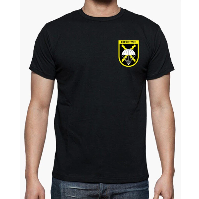 

Spanish Bripac Force Paratrooper Brigade Badge T-Shirt. Summer Cotton Short Sleeve O-Neck Mens T Shirt New S-3XL