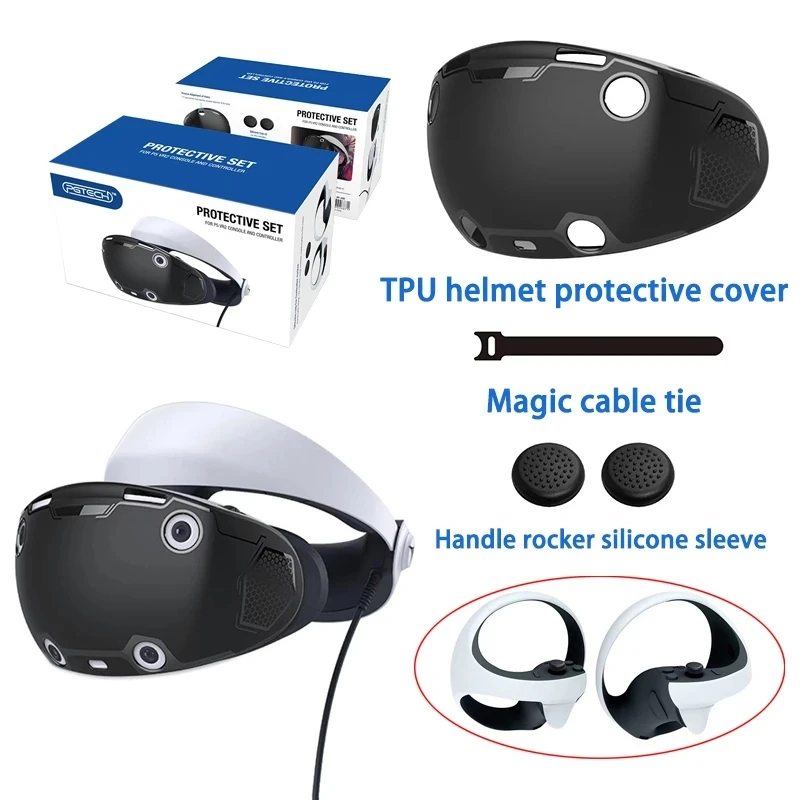 

GP-520 For PSVR2 TPU All-Inclusive Protective Cover For PSVR2 Glasses Protective Shell with Handle Protective Grips