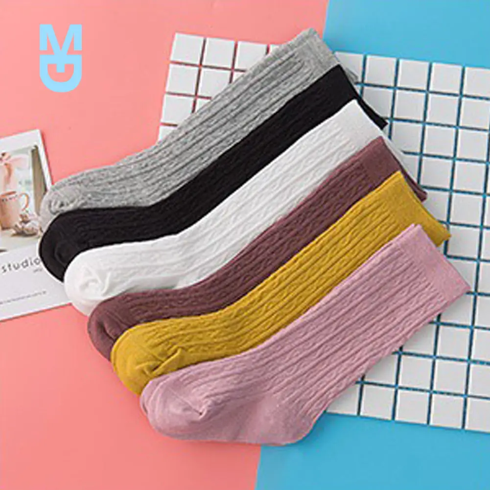 

New Baby Girls Toddler Cotton Knee High Stockings Warm Stockings 0 To 3T