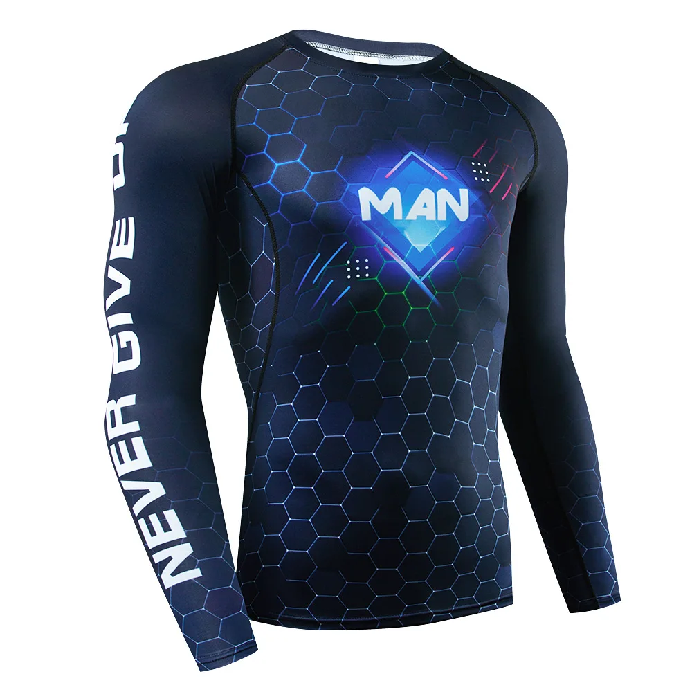 New European and American printing sports tights plus size foreign trade quick-drying clothes basketball running fitness clothes