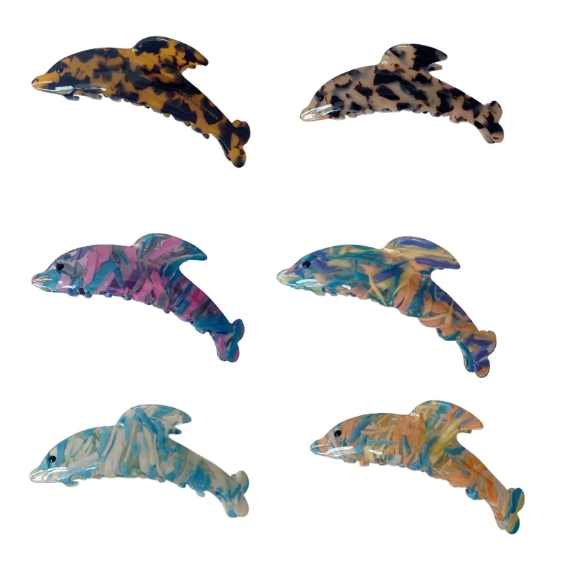 Ful Dolphin Hair Catch Barrettes Ponytail Holder Hair Props