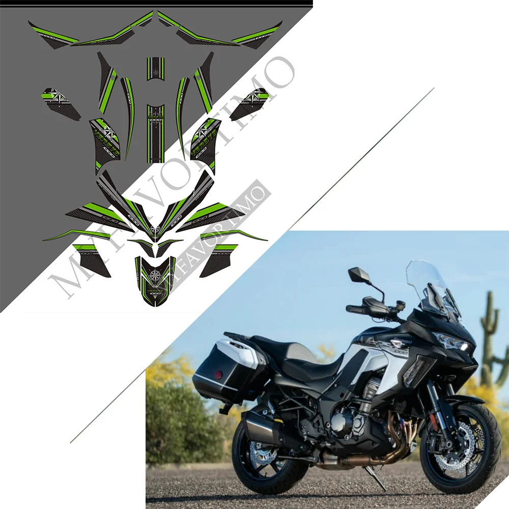 Для Kawasaki VERSYS 1000 SE LT мотоциклетные наклейки на багажник чемоданы боковой комплект