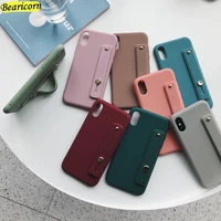 candy colors phone case for samsung galaxy a5 2016 2017 a6 a8 plus a7 a9 2018 a750 a2 a3 core foldable desktop holder soft cover