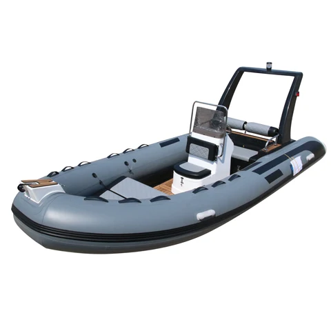 Жесткая надувная лодка Goboat RIB480DJR, CE PVC или Hypalon, аксессуары для рыбалки, оборудование для рыбалки