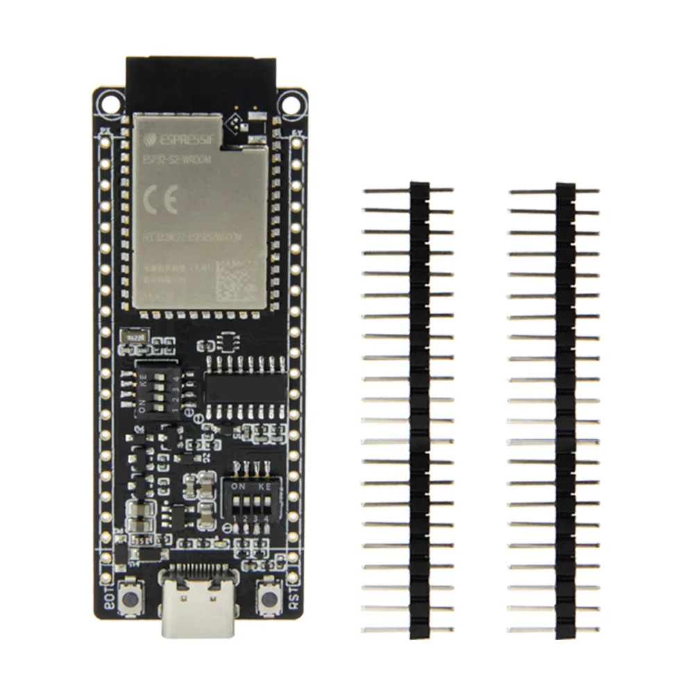 

T8 ESP32-S2 ESP32-S2-WOOR V1.1 WIFI Wireless Module Type-C Connector Development Board Module with Pins for Arduino