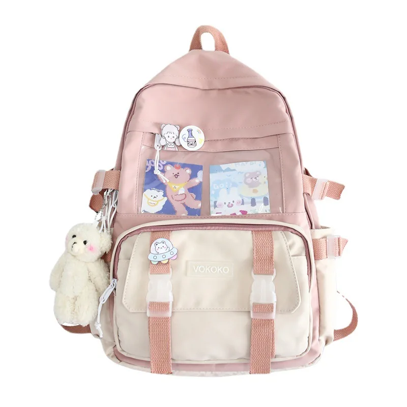 

Backpacks For Women Bags And Bags Fashion Waterproof Girls Kawaii Backpack Bolsas Travel Carriers Laptop Cute Student School Bag