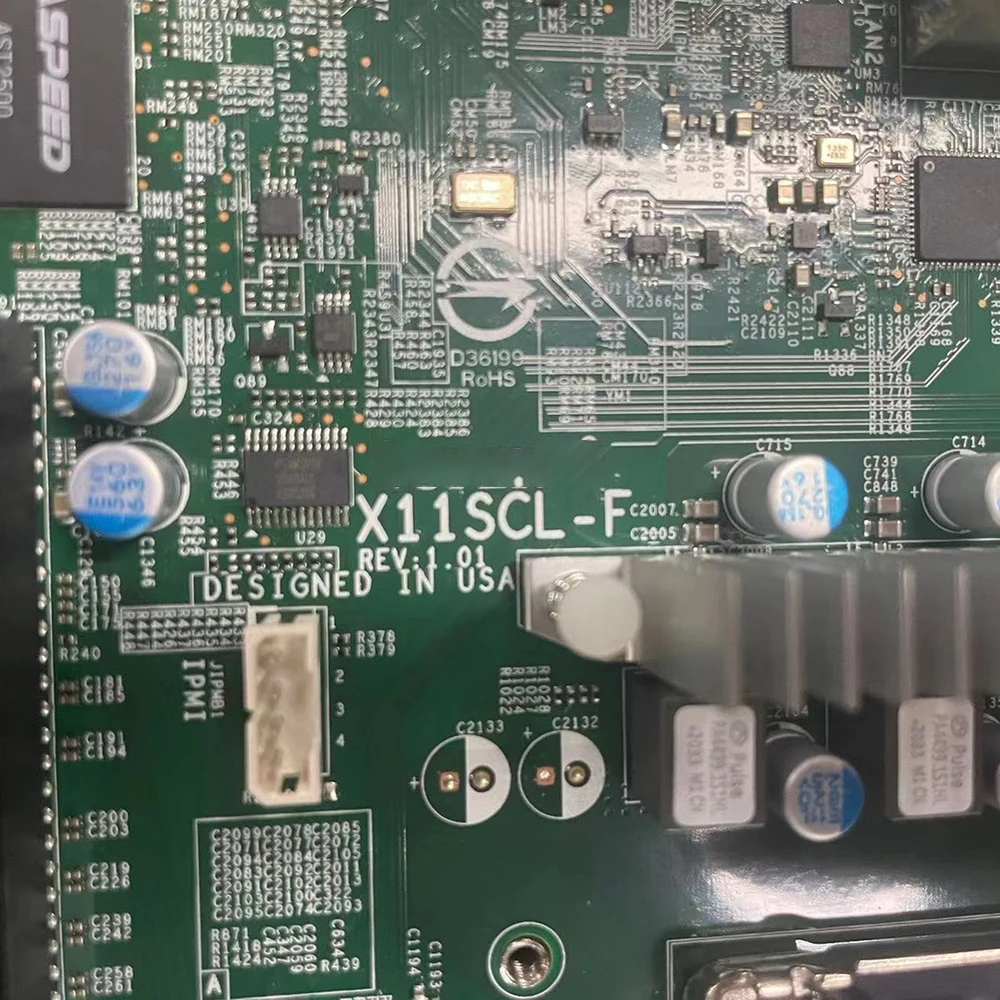 

X11SCL-F для Supermicro односторонней серверной материнской платы 8/9-го поколения Core i3 Xeon E-2100/2200 процессор LGA1151 DDR4