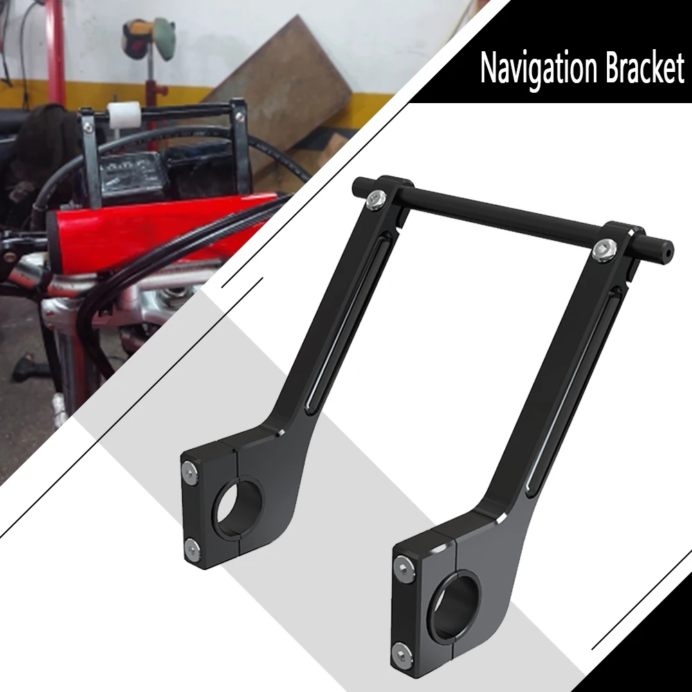 

Motorcycle Alumiunm Smart Phone Stand Holder GPS Navigation Plate Mounting Bracket For GasGas 700 SM/ES 700SM 700ES 2022 2023