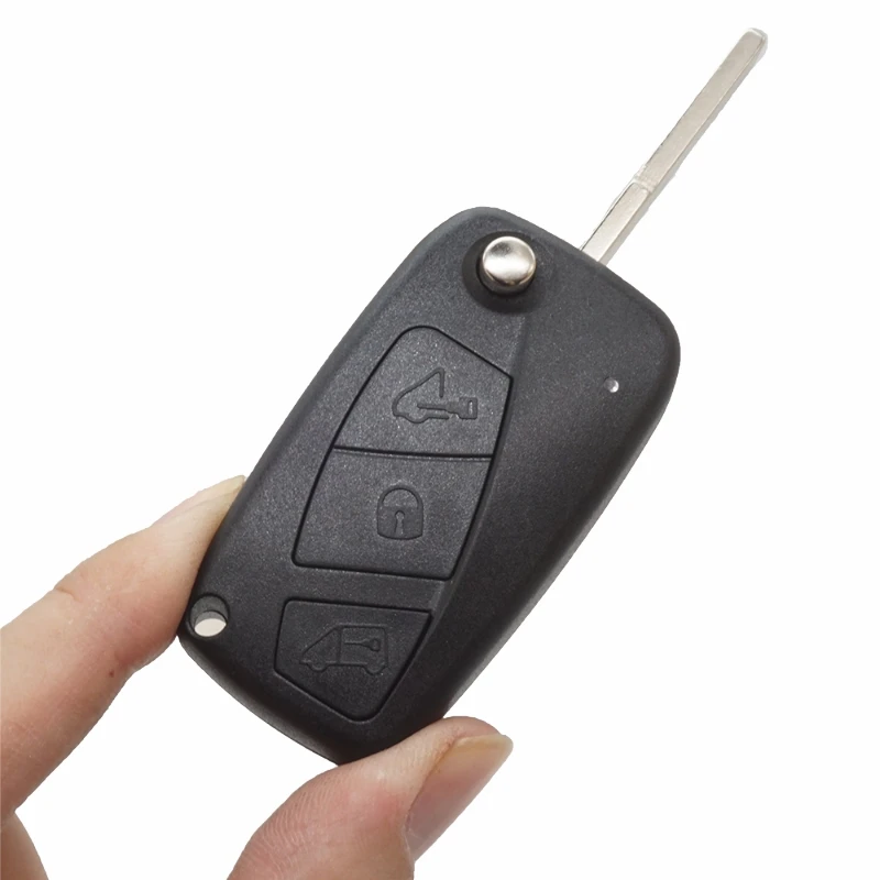 Xinyuexin складной дистанционный ключ оболочка для FIAT Punto Ducato Doblo Stilo, Panda Bravo ключи Fob SIP22 лезвие 3 кнопки автомобильные аксессуары